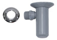 Ablauftrichter mit Siphon und verchromter Rosette für Vaillant Geräte.