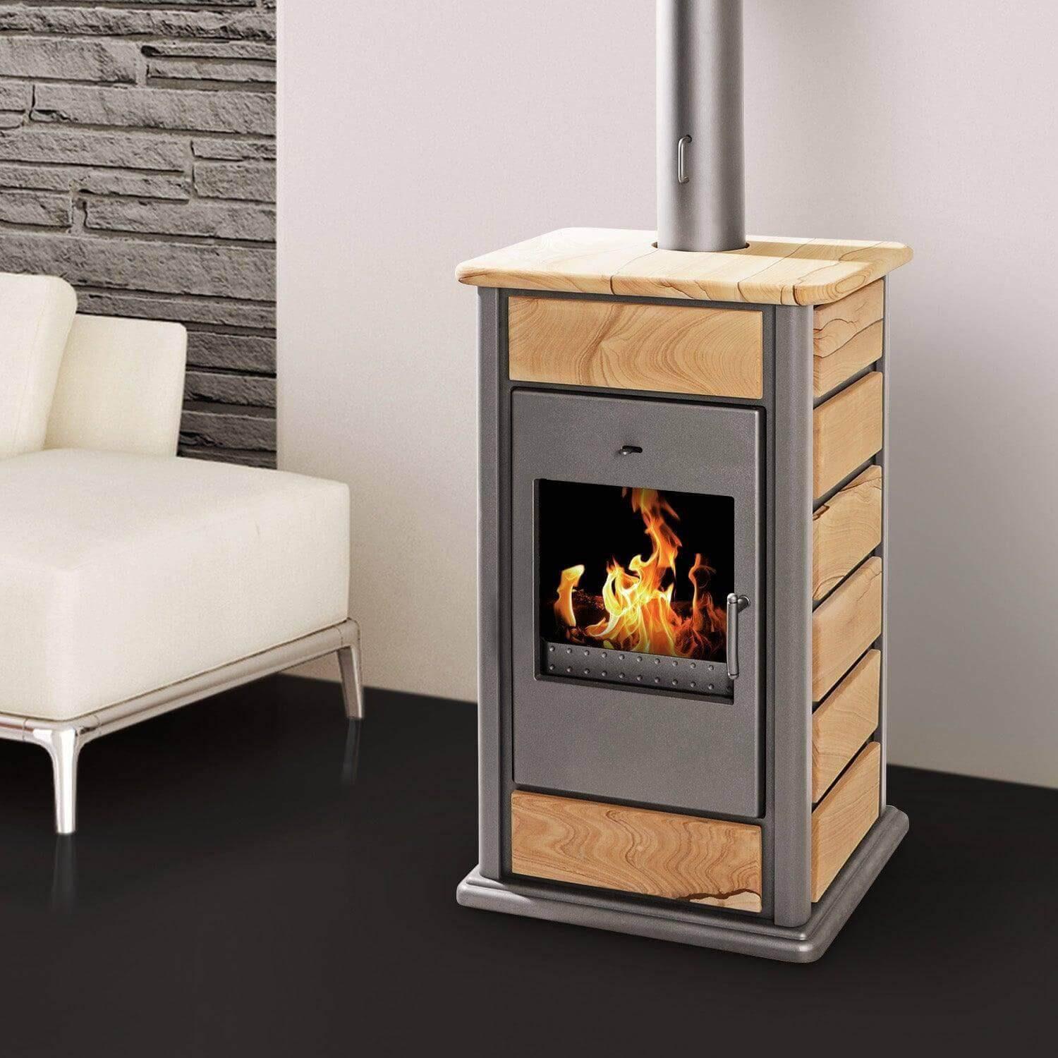 Kaminofen wasserführend -Alicante von Schmitzker 14,5 kW.