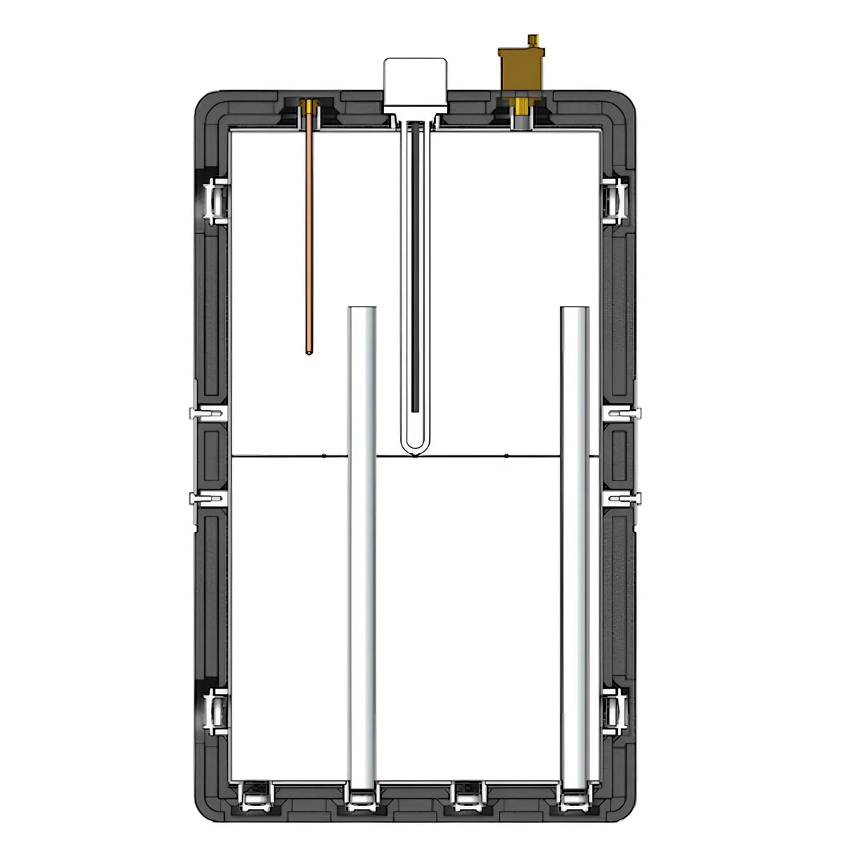 Mini Wärmepumpenspeicher Wandspeicher 50 Liter.