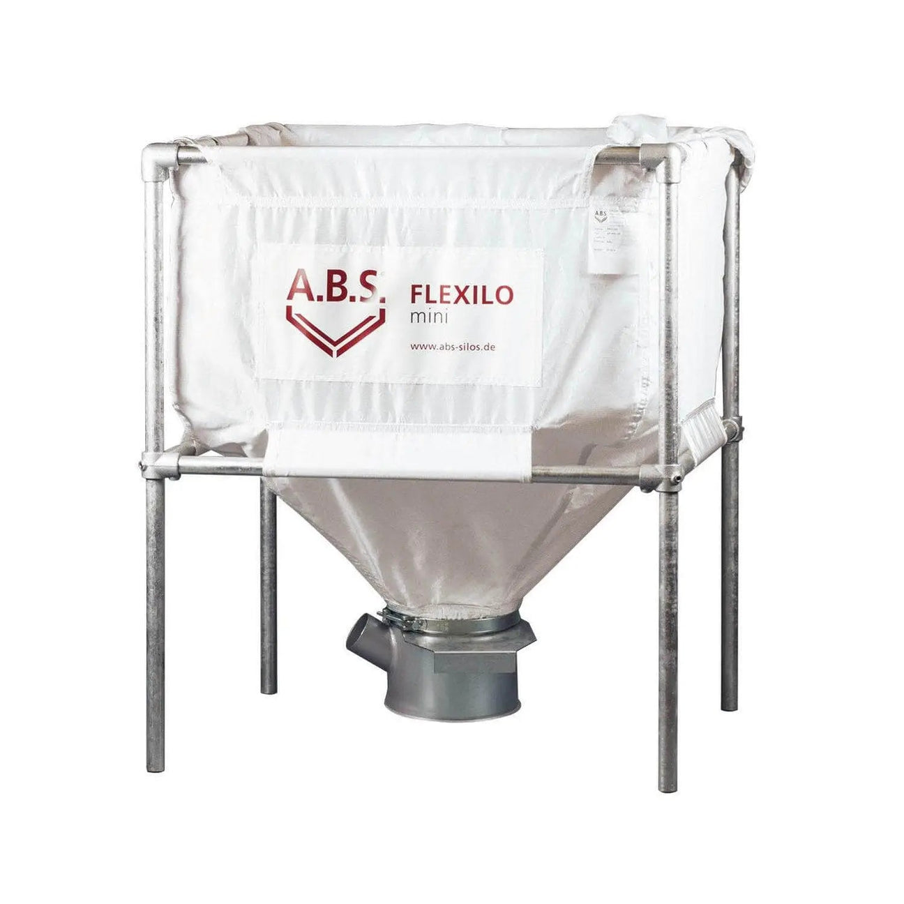 Silos für Holzpellets.