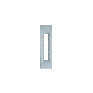 Original Defro Sekundärstein für Boiler-Zubehör mit rechteckigem Betonblock und Zentralöffnung