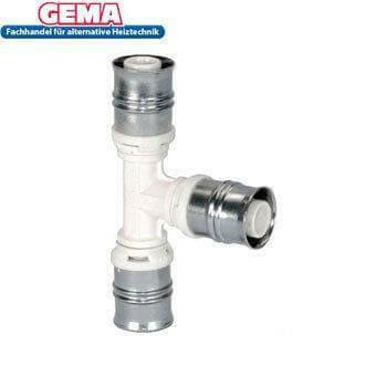 Verbundrohr T-Stück reduziert.