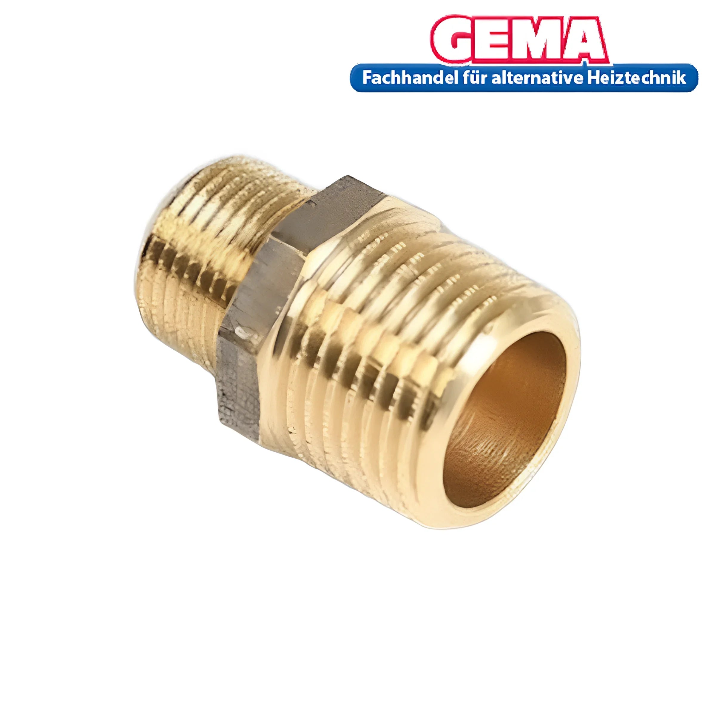 Brass pipe fitting with threaded ends for rotgussreduzierstück doppelnippel reduzierstück
