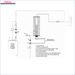 Diagramm eines Zentralheizungssystems für Durchlauferhitzer MDC 230 plus Heizstab 3 kW