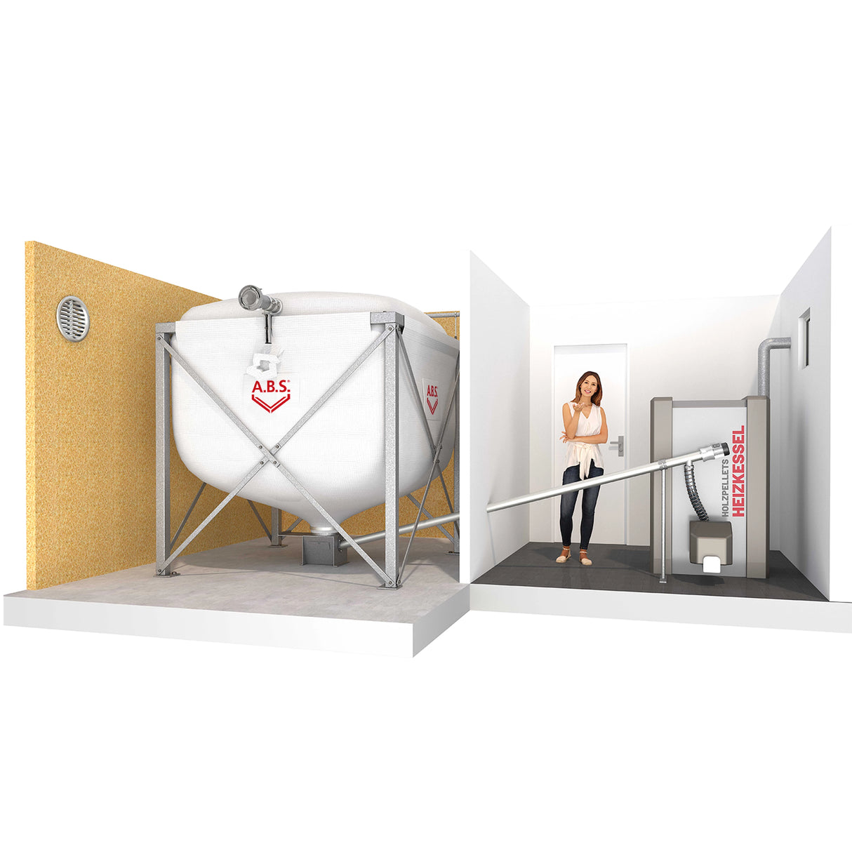 A.B.S. Flexilo Standard pelletssilo