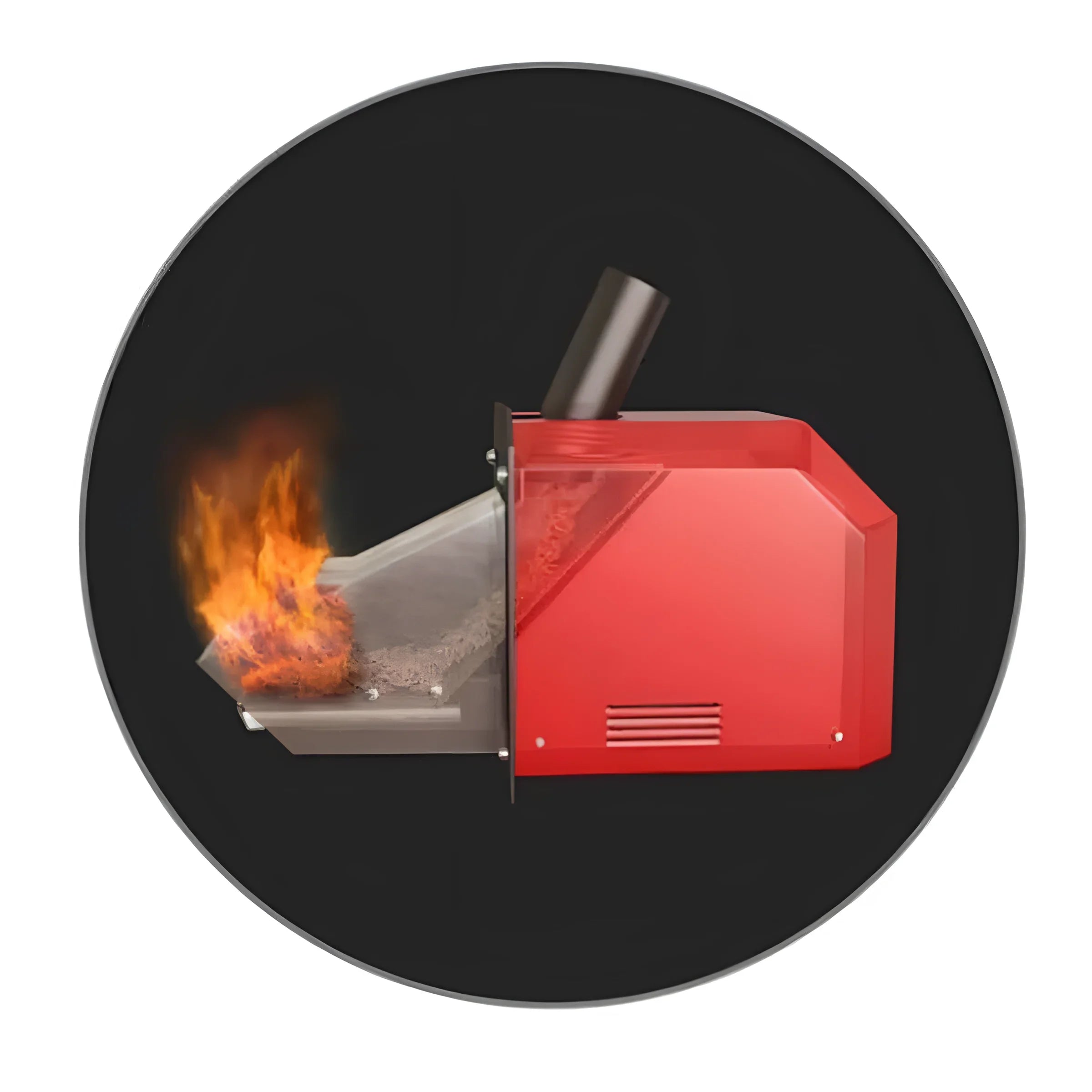 🔥 Moderner Heizkessel Attack SLXCP mit Pelletszufuhr und Wärmetauschern für effiziente Heizlösungen! 🌡️