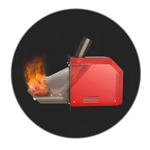 🔥 Moderner Heizkessel Attack SLXCP mit Pelletszufuhr und Wärmetauschern für effiziente Heizlösungen! 🌡️