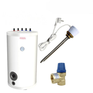 GEMA Warmwasserspeicher mit Heizstab und Wärmetauscher für effiziente Warmwassererwärmung 🌡️💧