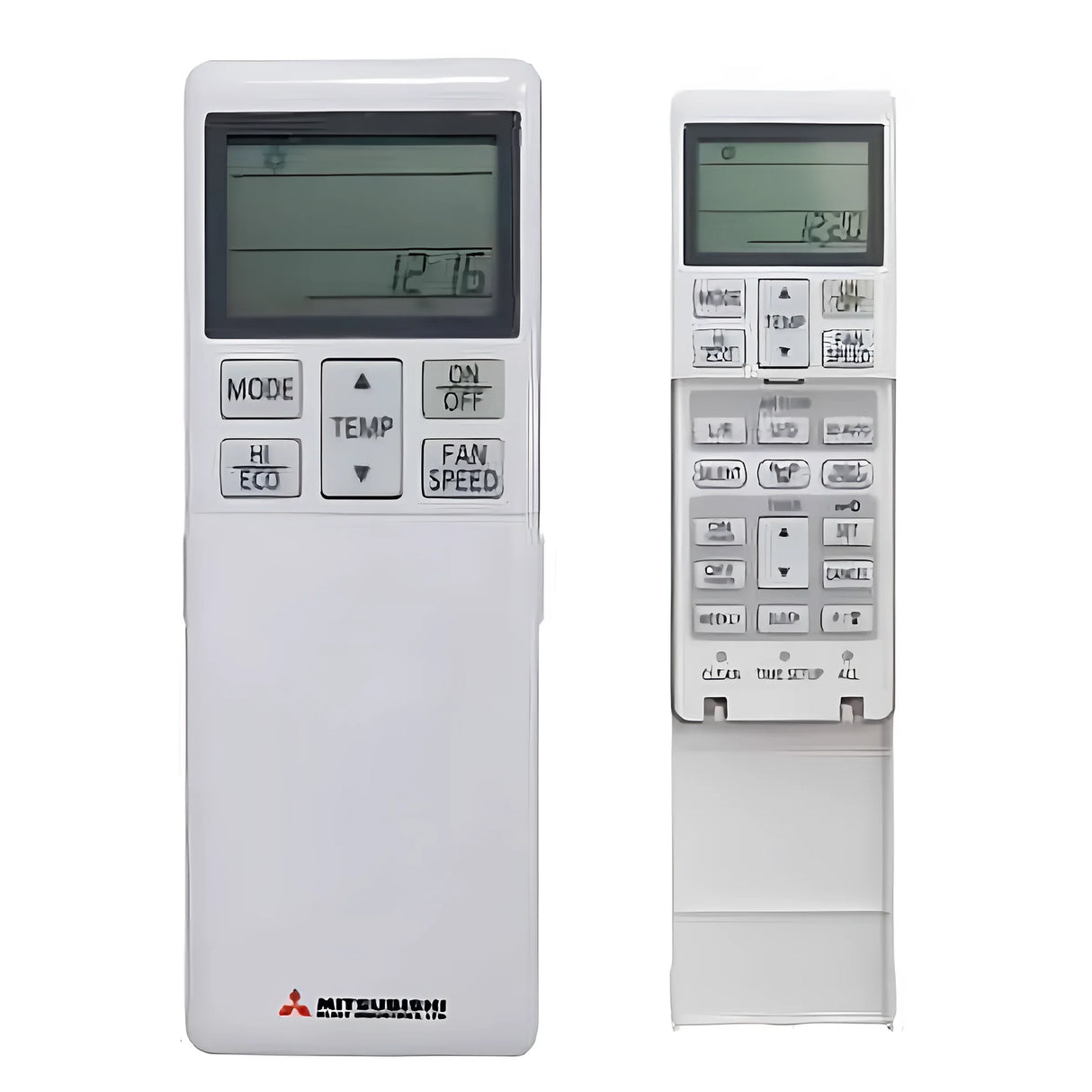 Mitsubishi Monosplit-Klimaanlage mit Fernbedienung.