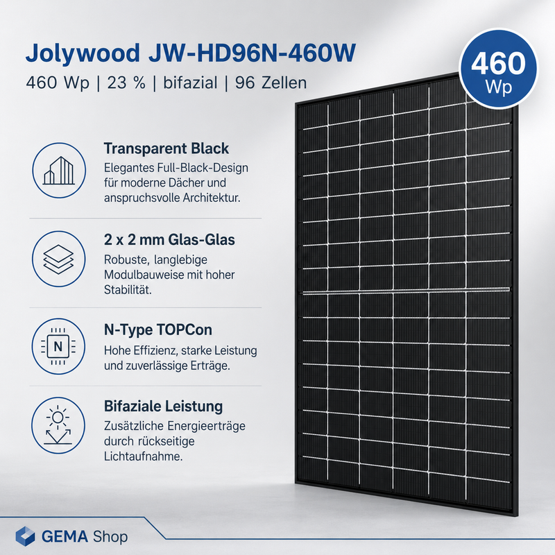 Jolywood JW-HD96N-R2 460 Wp 