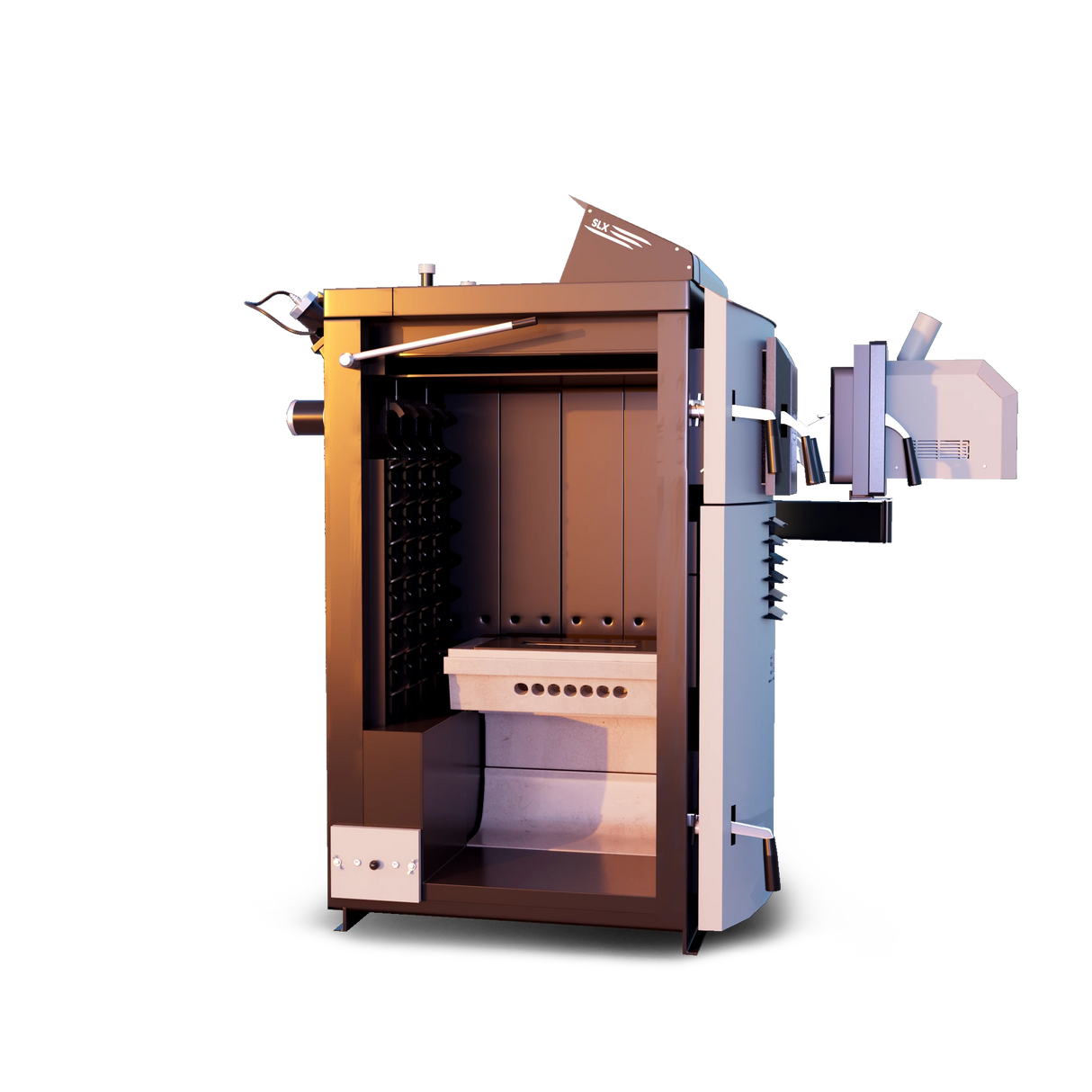 Λέβητας συνδυασμού Attack SLX 35 kW - ξύλο και πέλλετ - αποδοτικός & Πολύχρηστος