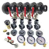 Komplettpaket Attack SLX Lambda Touch 35 kW plus Pufferspeicher mit Wärmetauscher.