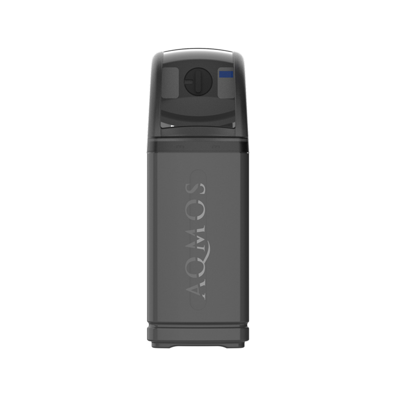 AQMOS R2D2-72 Black Edition water softening system set with backwash filter, connection set and mounting block