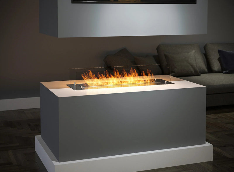 Bio - Ethanol - Kamin INSERT 1000 Einbaukamin aus Stahl - GEMA Shop