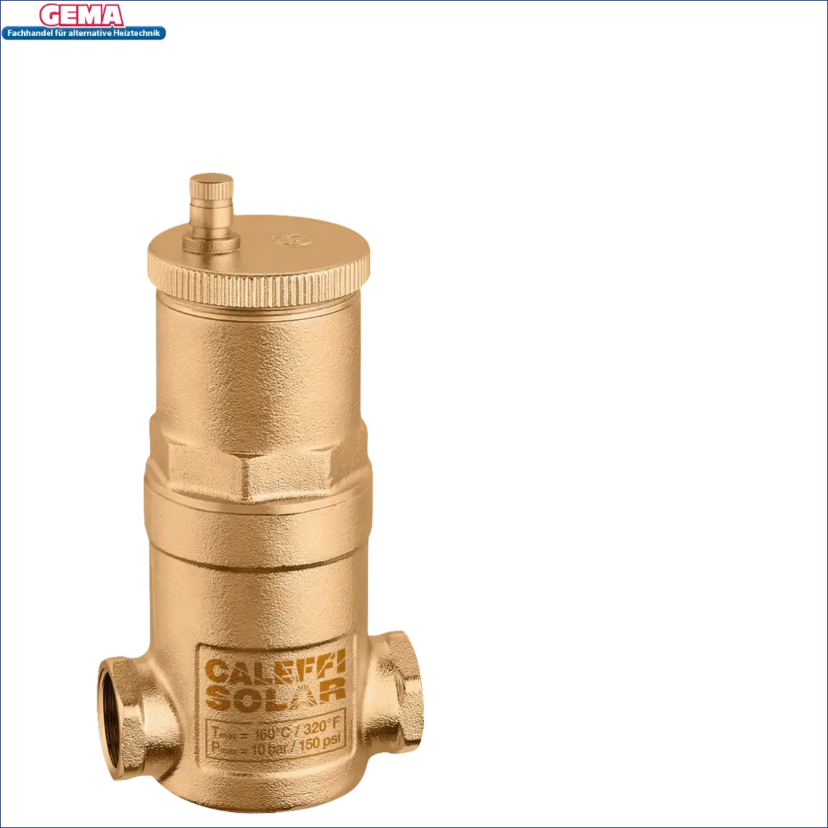 Brass automatic air vent für Caleffi Discal Mikroblasenabscheider für Solarthermie bei Boilers