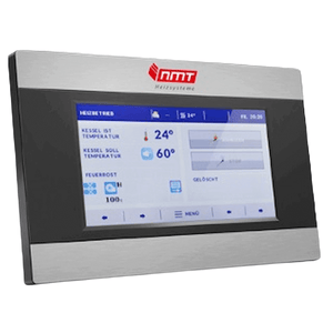NMT PKP Kompakt Heizkessel Steuerung: digitale Anzeige, Temperaturen 🏠💧 für effizientes Heizen mit Biomasse.