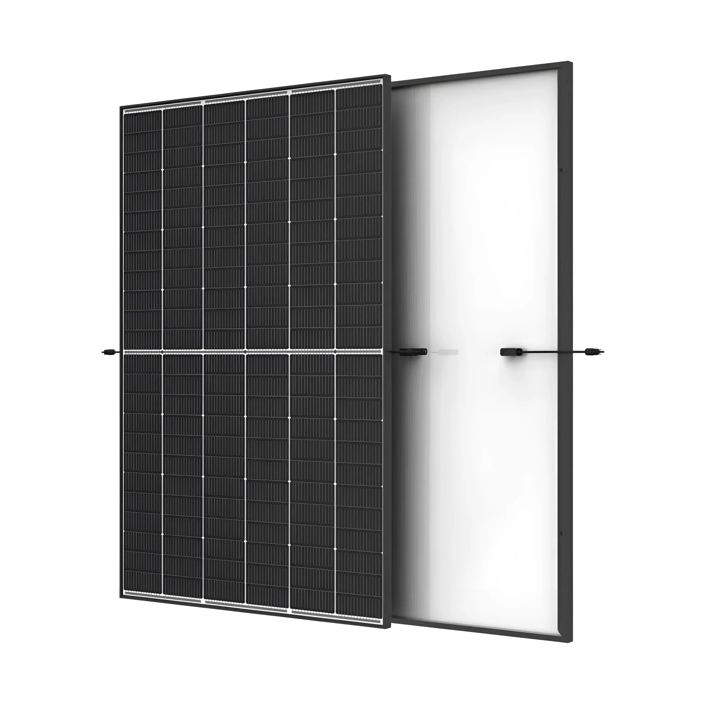 Bifaziales Solarpanel auf PV Komplettpaket Huawei 8kW mit Vertex S+ Black und Sun2000-8KTL-M1