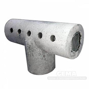 Viadrus U22 und U32 Schamottdüse für Tertiärluftzufuhr.