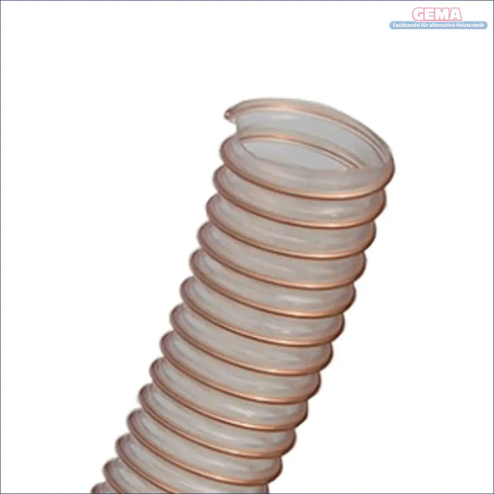 Klare flexible Ribbel-Schlauch für Pelletförderung mit 60 mm Anschluss