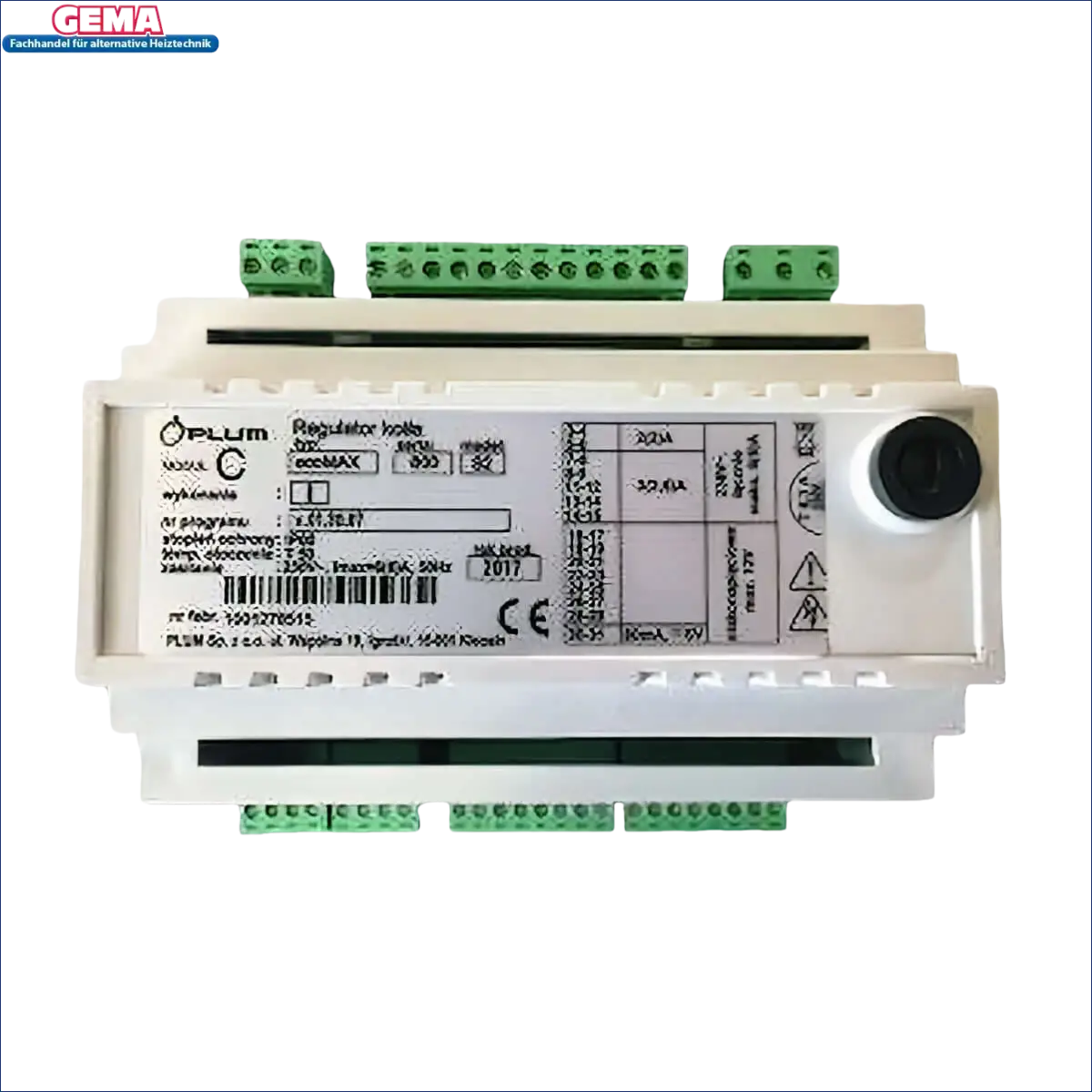 Plum ecoMAX solar regulator für Erweiterungsmodul C bei GEMA Control für gemischte Heizkreise