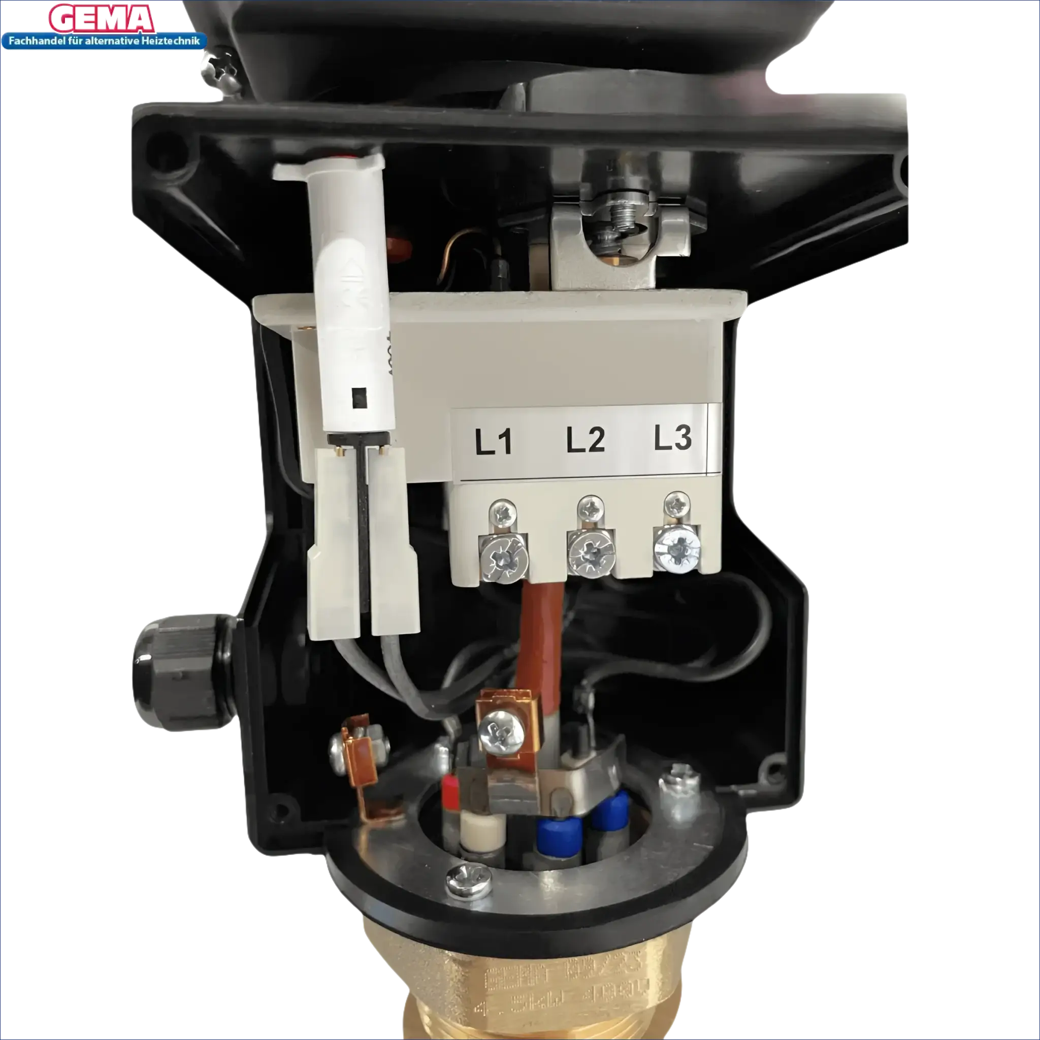 Bild eines elektrischen Anschlusskastens für Heizstab Heizpatrone 7,5 kW für Boiler-Zubehör