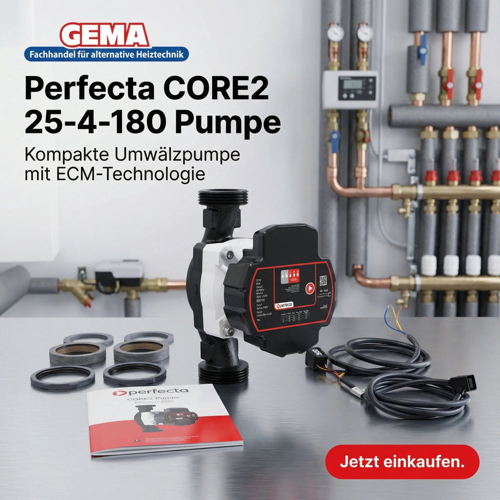 Heizungspumpe Perfecta CORE2 25 - 4 - 180 - GEMA Shop