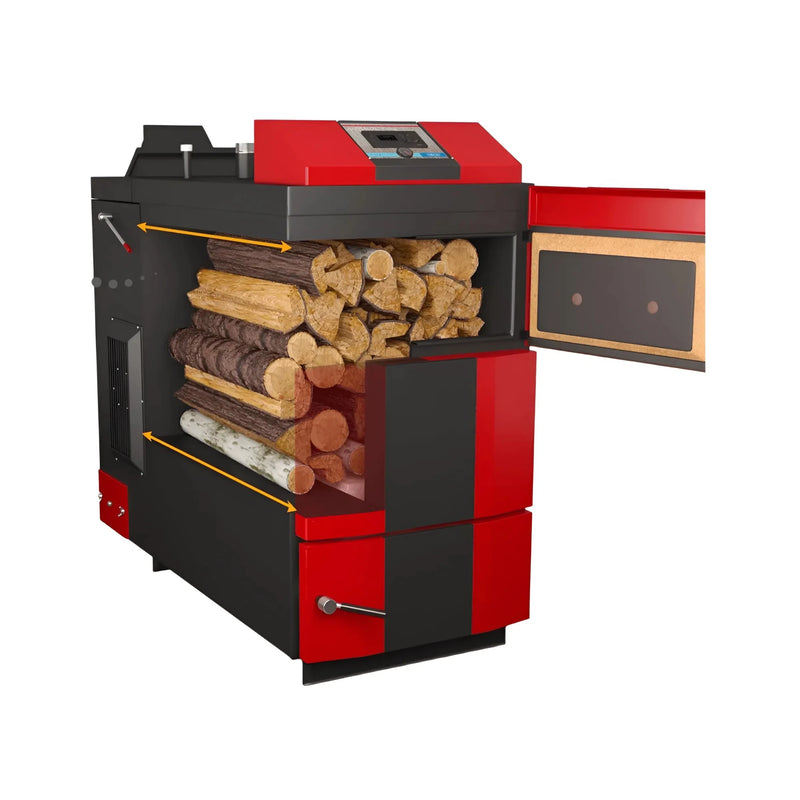 Holzgasifikācijas katls Attack DPX Profi 80 kW – Efektīvs apkures katls lielām ēkām - GEMA veikals