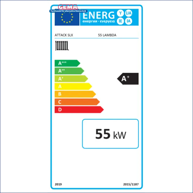 Holzvergaserkessel Attack SLX Lambda 40|45|50|55 kW - GEMA Shop