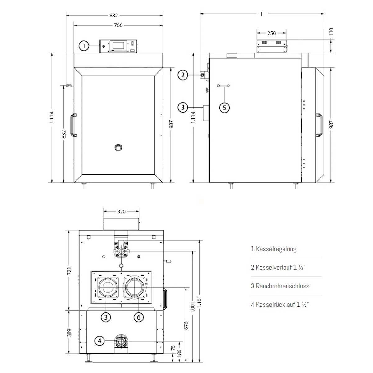 IBC Holzvergaserkessel GK - 7k - Öko – Gussheizkessel effizient & ökologisch 🌲🔥 - GEMA Shop