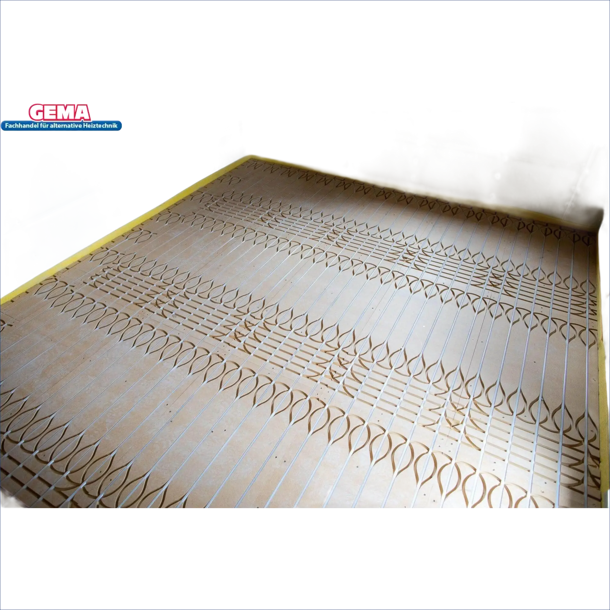 Unterbodenheizung Installation mit Öko - Floor - Flächenheizsystem Komplett Set 10,0m²