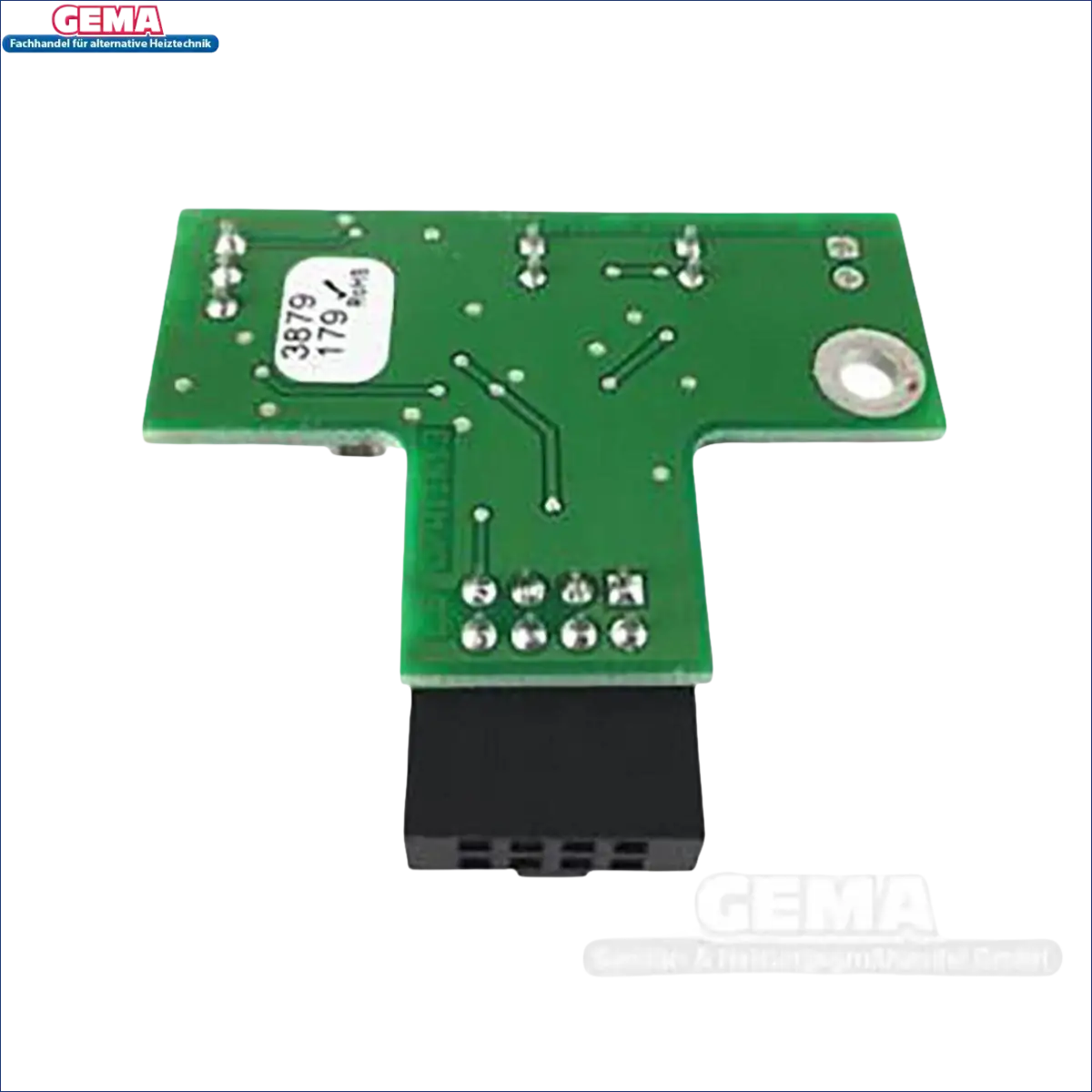Grüne Platine mit schwarzem Anschluss für Thermoflux Pelling Unterdruck Adapter ECO Serie