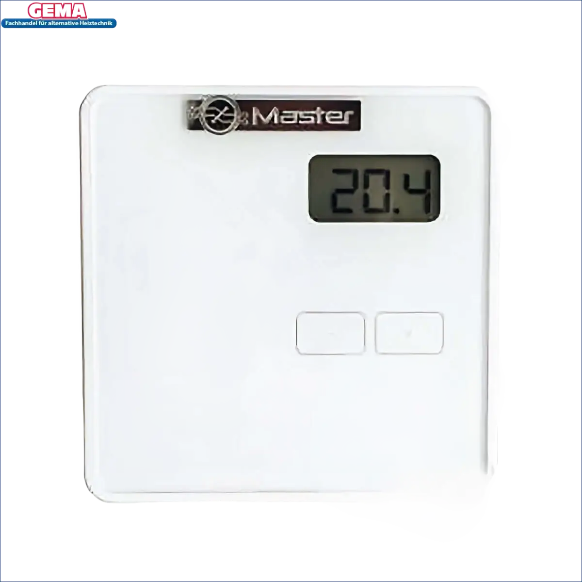 Weißer elektronischer Raumtemperaturregler Master Thermostat für angenehmes Raumklima