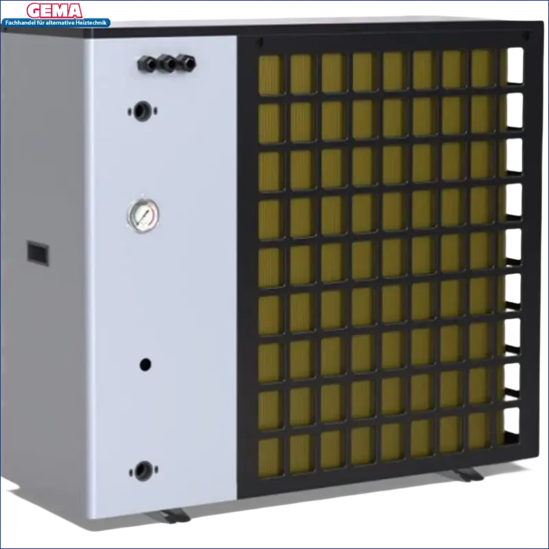 Industrialheizpumpe Set DEHER Airterm 8 kW+ für effiziente Wärmepumpe Deher und Fish 200L
