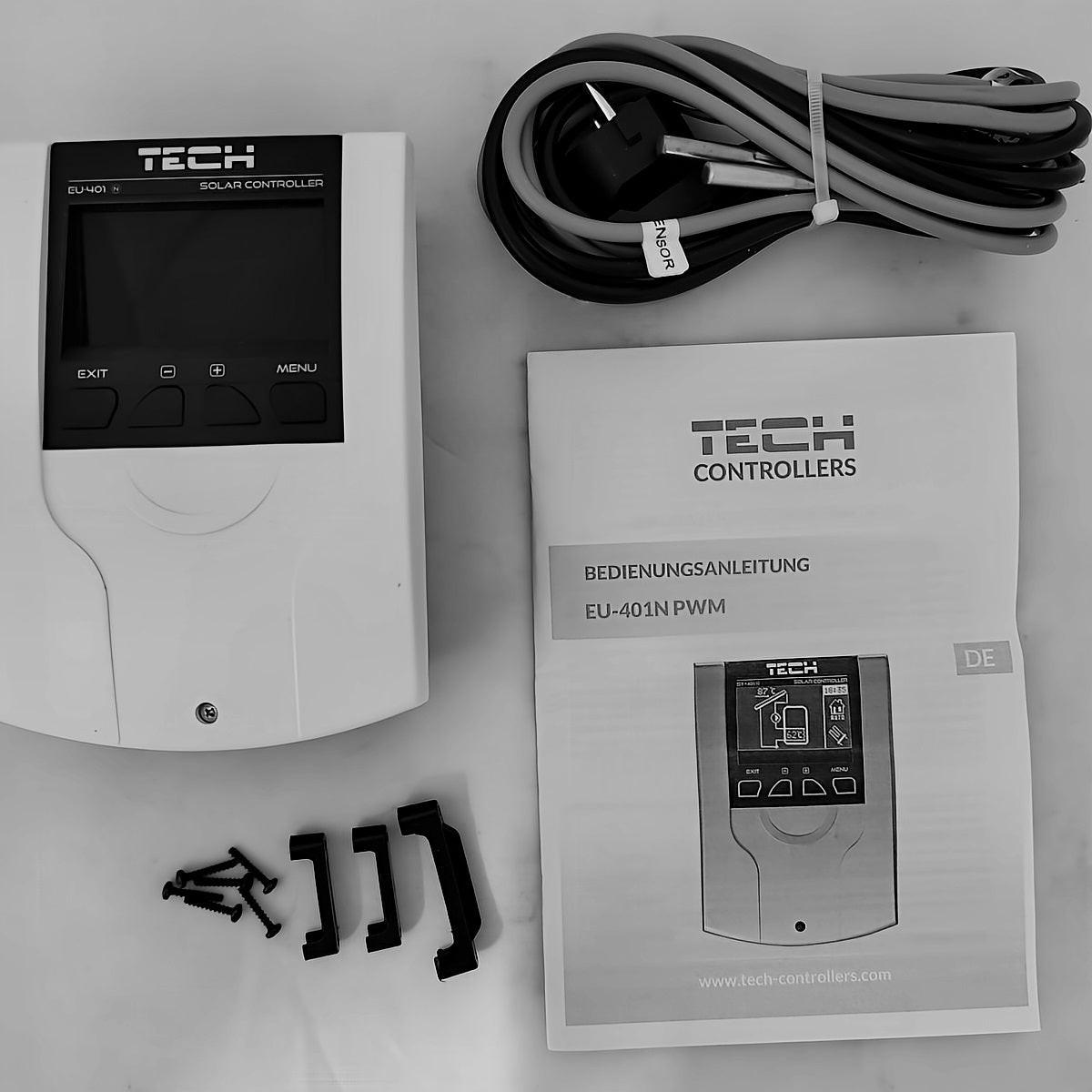 Tech EU - 401N PWM Solarregelung 🌞 mit Grafikdisplay - GEMA Shop