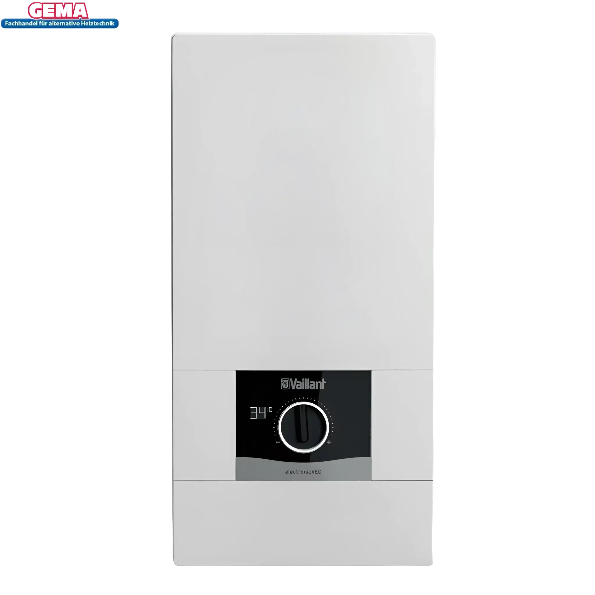 Weiße Vaillant Durchlauferhitzer elektronisch gesteuert 400V 50Hz für effiziente Warmwasserbereitung